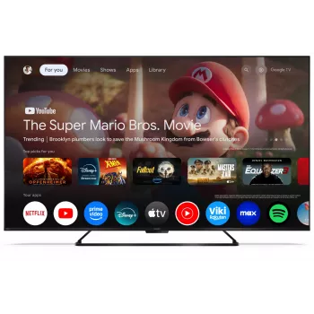 Sharp 65HR7265E 65 collu Smart TV ar Google TV, melns
