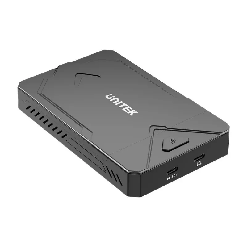 Ārējās atmiņas diska korpuss Unitek S1229CBK01 M.2 NVMe un SATA SSD, melns
