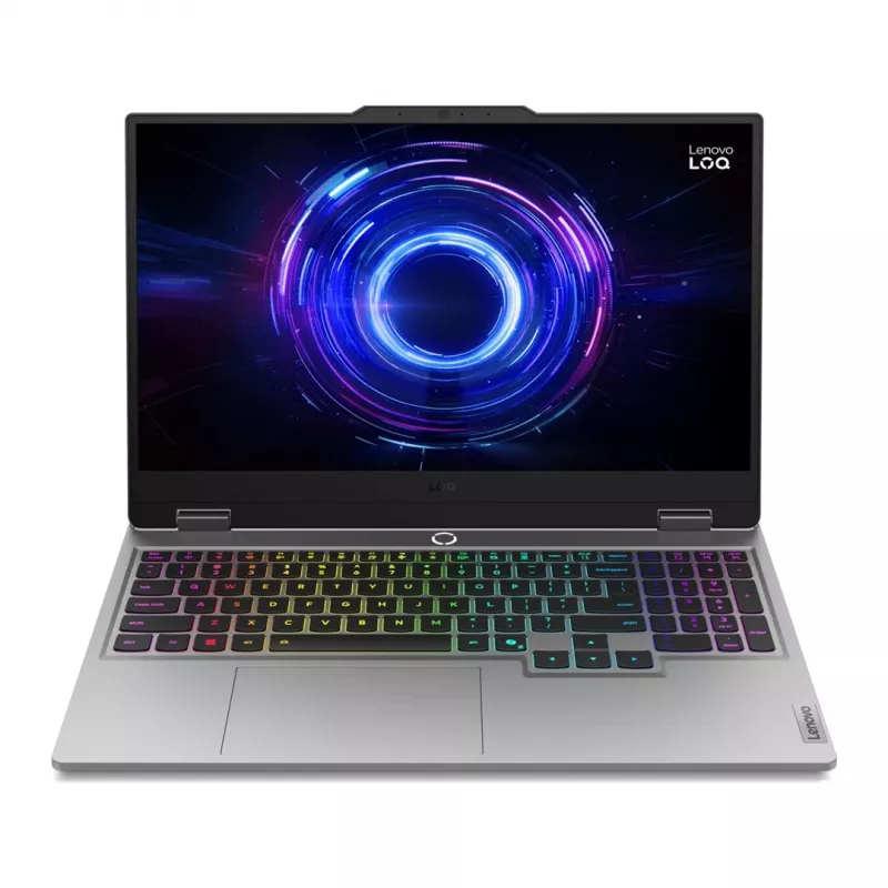 Lenovo LOQ 15IRX10 i5-13450HX 15.6 FHD IPS 300 nits Pretatspīduma 144 Hz 16 GB DDR5 4800 SSD 1 TB GeForce RTX 5050 8 GB 60 Wh Bez OS Luna Grey
