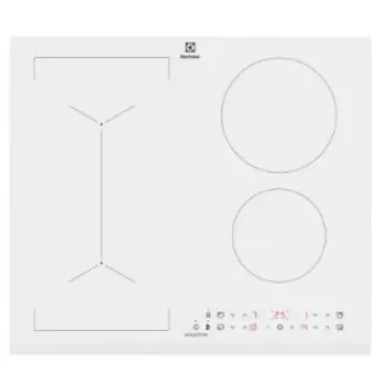 Electrolux LIV63431BW balta iebūvējamā 59 cm zonu indukcijas plīts 4 zonām