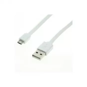 ROLINE - USB kabelis - USB Type A, 4 kontaktu (M) - 5 kontaktu Micro-USB Type B (M) - 1 m (USB/USB 2.0) - Formēts - Balts (11.02.8761)