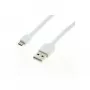 ROLINE - USB kabelis - USB Type A, 4 kontaktu (M) - 5 kontaktu Micro-USB Type B (M) - 1 m (USB/USB 2.0) - Formēts - Balts (11.02.8761)