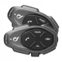 Motociklistu domofons INTERPHONE TOUR HD, 2 gab., Bluetooth 4.0, diapazons 1500 m, līdz 20 stundu baterija, melns