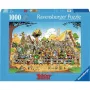 Puzzle Ravensburger 1000 gab. Krāsu puzle (Komiksi) — 700 mm platums, vecums 14+