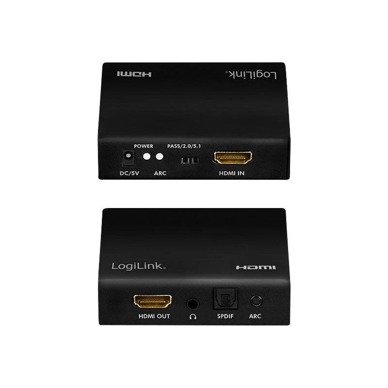 HDMI audio ekstraktors 2CH/5.1CH, 4K/60Hz