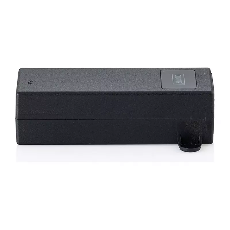 PoE++ inžektors DIGITUS DN-95104-1 — Gigabit Ethernet 802.3bt, 60W, 55V, 100m, melns