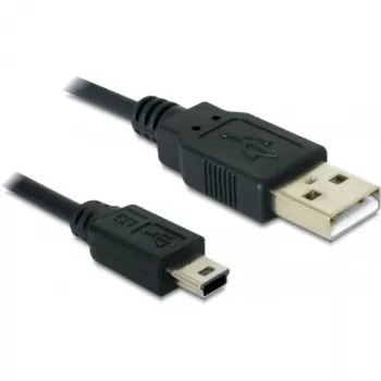 USB kabelis DeLOCK 82273 USB 2.0 1 m USB A Mini-USB B Melns