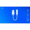 USB Type 3.1 C (M) – Jack 3.5mm (F) Audio adapter White SAVIO AK-51