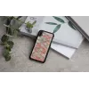 Aizsargājošs viedtālruņa maciņš iKins iPhone XS / iPhone X, rombveida raksts, melns