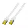EFB-Elektronik RJ45 komutācijas kabelis Cat.6A S/FTP LSZHCat.7 neapstrādāts kabelis balts 0,5m Ražotājs: EFB Elektronik (MK7001.0,5W)
