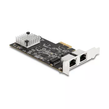 DeLOCK 81261 PCI Express x2 tīkla karte, 2 x RJ45 5 Gigabit LAN