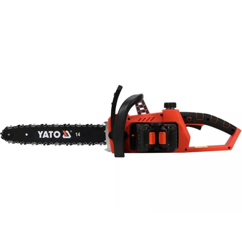 Yato YT-82812 motorzāģis 4500 apgr./min., melns, sarkans