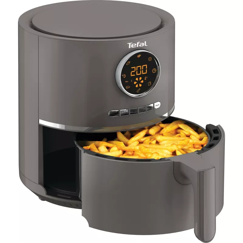 Tefal Ultra Fry Digital EY111B Viena 4,2 l 1400 W Karstā gaisa fritieris Pelēks