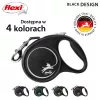 Flexi Melns Design L 5 m izvelkama suņu pavada
