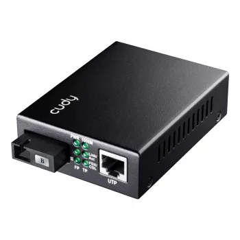Tīkla multivides pārveidotājs Cudy MC100GSB-60B 1000 Mbit/s Daudzmodu Vienmoda Melns