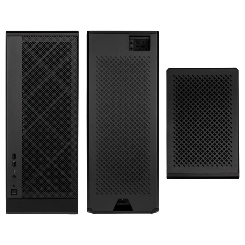 SilverStone ALTA G1M - microATX tornis - micro ATX - bez barošanas bloka (SFX12V/SFX-L12V) - Melns - USB/Audio