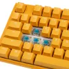 Ducky One 3 dzeltena spēļu tastatūra, RGB LED - MX-Zils (US)