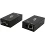 Seriālā ierīču servera Exsys EX-6111-2 Ethernet uz 1×RS-232 ar 5V 4A ārējo barošanas bloku