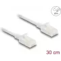 Tīkla kabelis DeLOCK RJ45 Cat.6A spraudnis–spraudnis 0,3 m balts