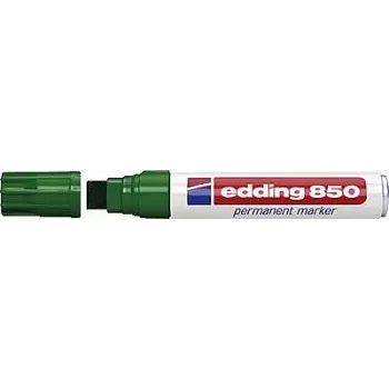 Pastāvīgais marķieris Edding 850 Block zaļš 5 gab.