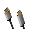 LogiLink CDA0107 video kabeļa adapteris 2 m DisplayPort HDMI Pelēks Melns