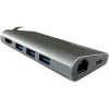 Klēpjdatora dokstacija LC-Power LC-HUB-C-MULTI-5 USB 3.2 Gen 1 Type-C vadu