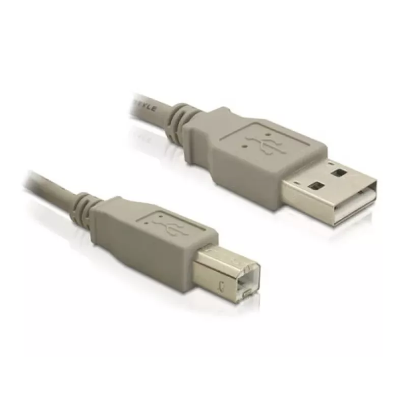 USB kabelis DeLOCK 82215 1,8 m USB A USB B pelēks