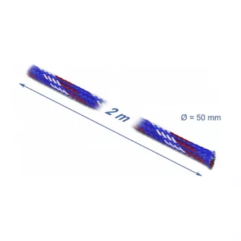 Kabeļu apvalks DeLOCK 20761 zils, sarkans, balts