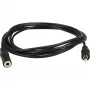 Wentronic Goobay 3,5 mm ligzdas pagarinātāja kabelis, melns, 3 m — 3,5 mm ligzdas spraudnis (3 kontaktu, stereo) > 3,5 mm ligzdas kontaktligzda (3 kontaktu, stereo) (50432)