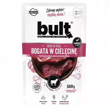BULT bagāts ar teļa gaļu - mitrā suņu barība - 500g