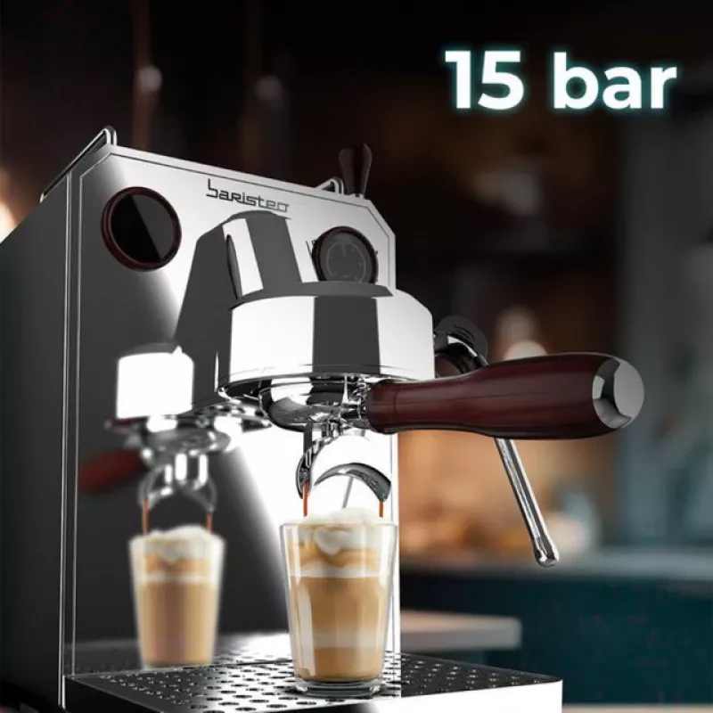 Baristeo Intima Siebträgermaschine (sudrabs/nerūsējošais tērauds, termobloks)