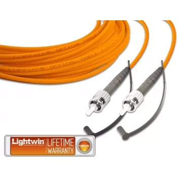 LIGHTWIN LSP-50 ST-ST1 - Simplex optiskās šķiedras komutācijas kabelis, MM OM2, ST - ST, 1,0 m (LSP-50 ST-ST 1.0)