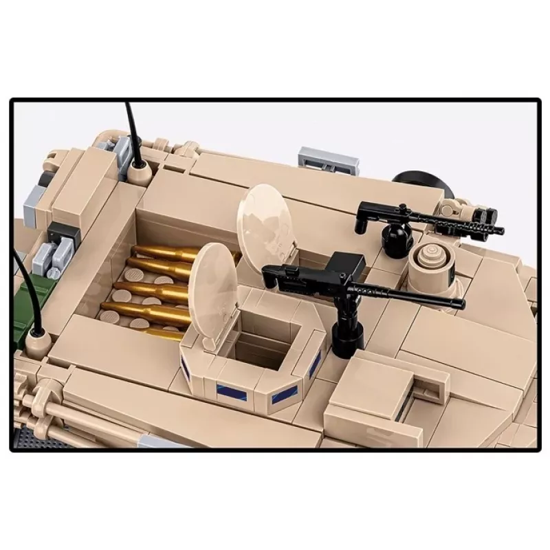 Konstruēšanas komplekts klucīši Cobi M1A2 Abrams 1025 detaļas modelis CO BI-2632