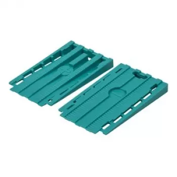 Grīdas ieklāšanas instruments Wolfcraft 6975000 laminātam un parketam, pelēks, 3 gab. iepakojumā