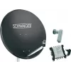 Satelīta sistēma SCHWAIGER SPI9961SET6 8 dalībniekiem, antracīta krāsā