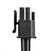 CableMod Basics Universal 12V 2x6 kabelis, 90° savienotājs, 16 kontaktu uz 16 kontaktu - melns, 60 cm, var. A