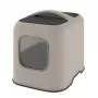 Kaķu tualete ar jumtu Rotho BIALA Bēša 395×510×443 mm, plastmasa ar lāpstiņu