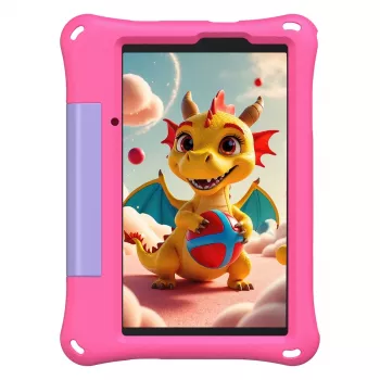 Planšetdators UleFone Tab A9 Pro Kids — 4GB RAM, 128GB krātuve, LTE, rozā