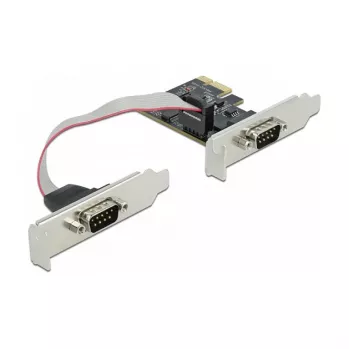 DeLOCK PCI Express x1 paplašināšanas karte ar 2 seriālajiem RS-232 portiem