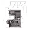 Overloka šujmašīna SINGER 14HD854 Heavy Duty Electric 120W Pelēks