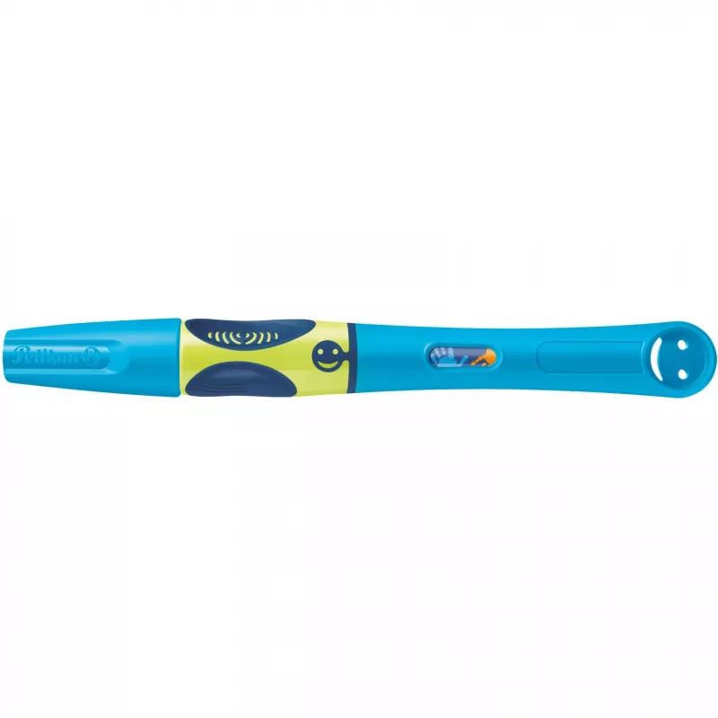 Pelikan griffix® tintes pildspalva labročiem - Neon Fresh zila - Zila - Kārtridžu uzpildes sistēma - Zila - Plastmasa - Nerūsējošais tērauds - Labročiem (820363)