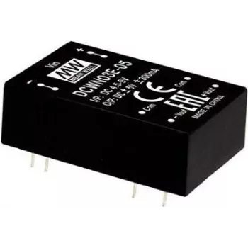 Līdzstrāvas barošanas adapteris MEAN WELL DCWN03E-05 3W 5V 0.3A RoHS