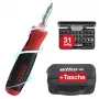 Speede® PocketDrive elektriskā skrūvgrieža kasete ar bitu kasetni un somu