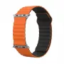 Rokassprādze GUAN Premium Apple Watch 38/40/41/42mm — oranža un melna