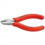 Knipex sānu griezēji gar.110mm galva pulēta lodveida uzgalis maks.1,2mm