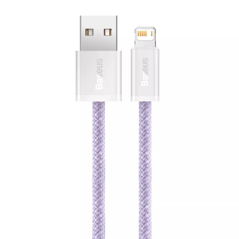 Baseus Dynamic kabelis USB–Lightning, 2,4 A, 2 m (violeta)