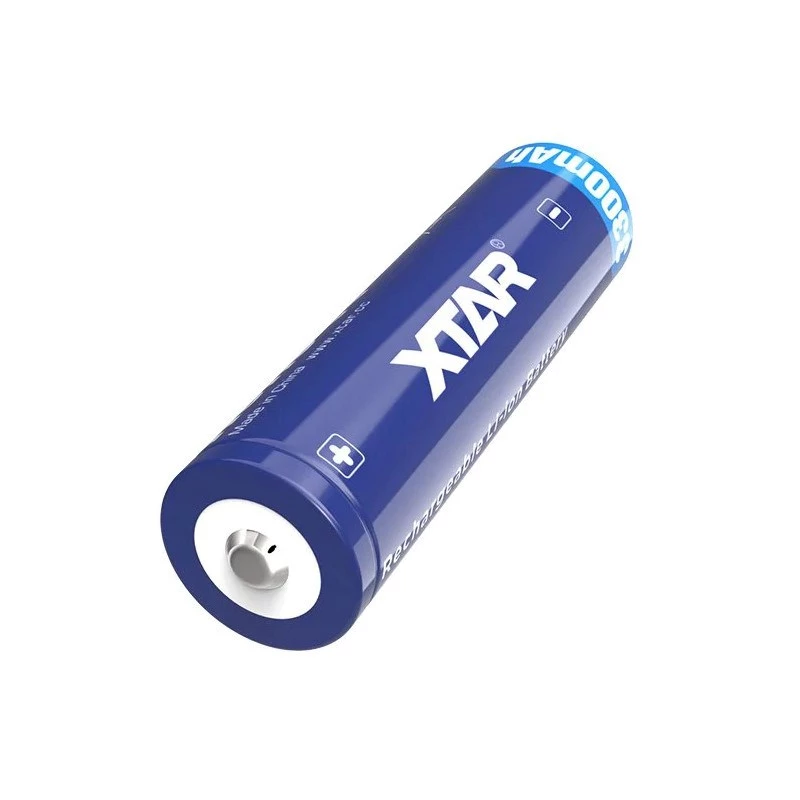 18650 akumulators 3,6V Li-ion 3300 mAh ar aizsardzību