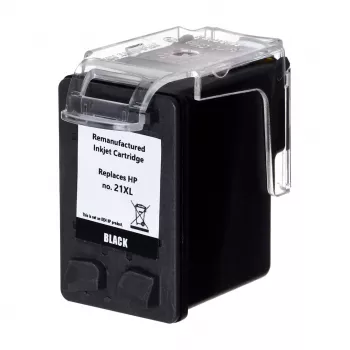 Superbulk B-H21XL melnā tinte HP printerim (Aizstāj HP 21XL C9351A) Standarta