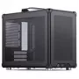 Jonsbo C6 MAX PC korpuss, mini korpuss, Micro-ATX, rūdīts stikls - melns