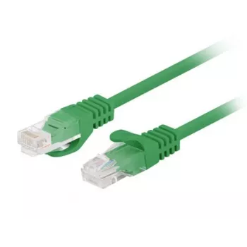 Patchcord cat.5e UTP 1m zaļš 10 iepakojumā PCU5-20CC-01